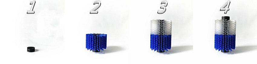 Toothed Segment Brush Toothed Segment Brush