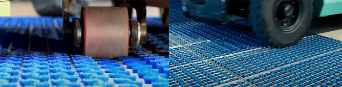 Forklift Wheel Cleaning Mat