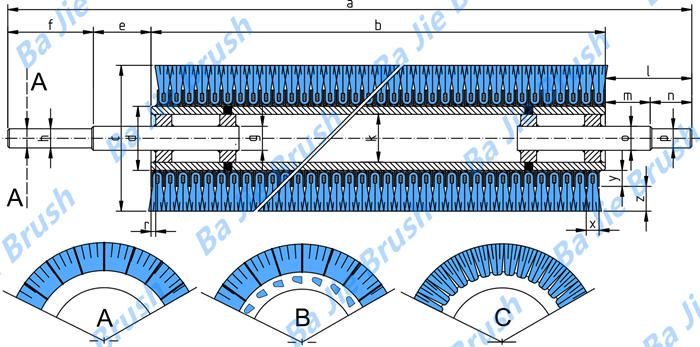 Spiral Roller Brush Drawing